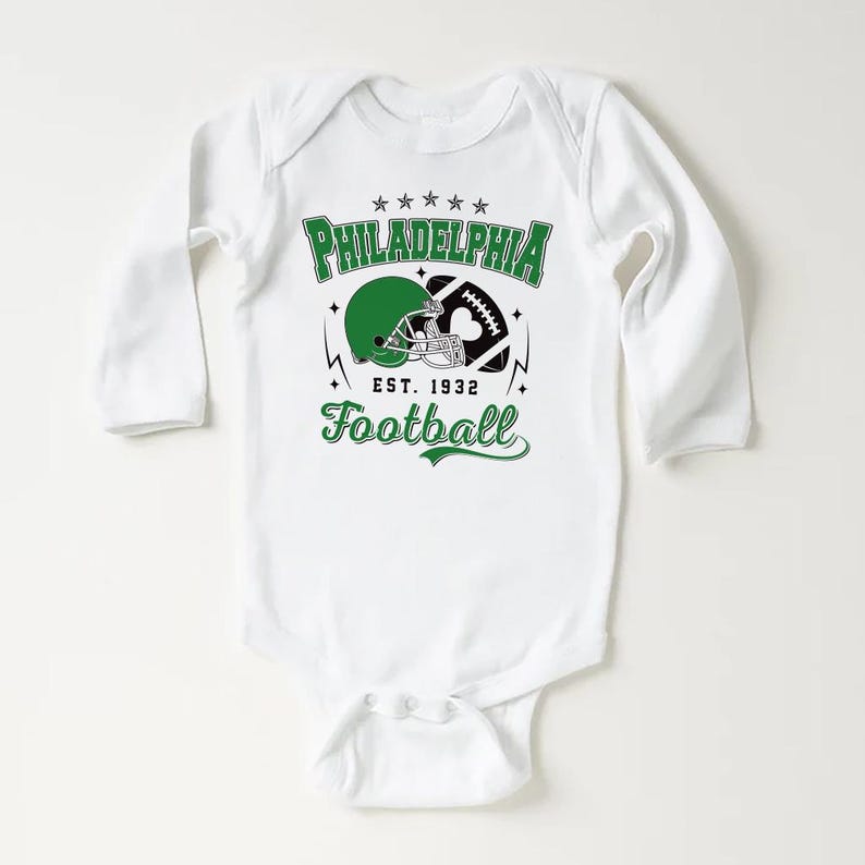 Philadelphia Football Baby Bodysuit, Sunday Football Apparel