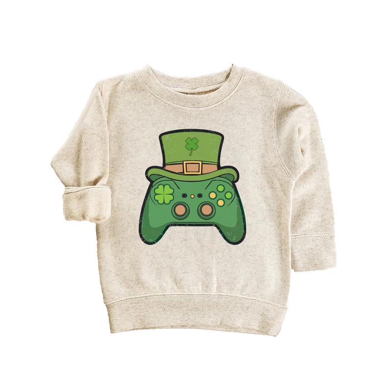 Video Game Controller Irish Gamer Baby Sweatshirt