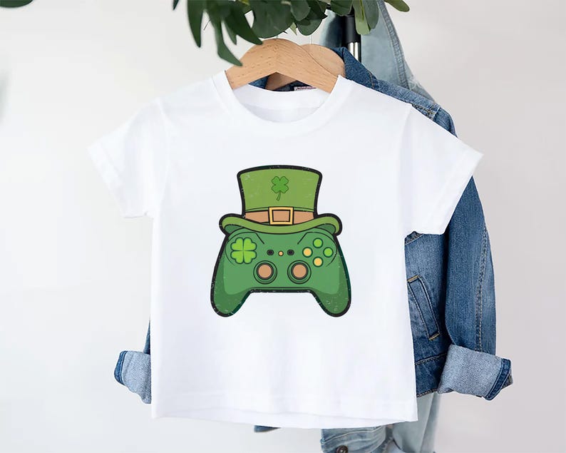 Video Game Controller Irish Gamer Baby Shirt