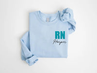 Embroidered Custom Nurse Sweatshirt, Personalized Nursing Gift