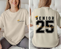 Custom Senior 2025 Short Sleeve T-Shirt, Two-Sided