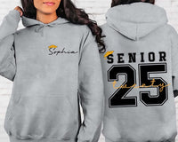 Custom Senior 2025 Sweatshirt, Two-Sided