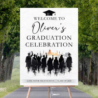 Personalized Graduation Welcome Sign, Custom Class of 2025 Party Sign, Graduation 2025 Decor, Congrats Grad Sign, Senior 2025 Party Display