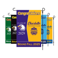 Personalized College Bound Garden Flag, Double Sided Future Graduate Custom Decor, University Bound Yard Sign, Class of 2025 Graduation Flag