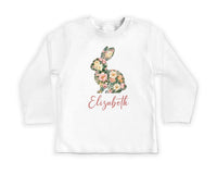 Girls Easter Baby Bodysuit, Baby Shirt, Toddler Sweatshirt - Personalized Spring Outfit