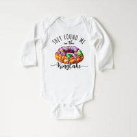 They Found Me in the King Cake Baby Shirt, Minimalist Baby Shower Gift