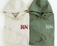 Embroidered Custom Name Nurse Hoodie, Personalized Nurse Graduation Gift