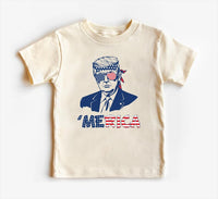 Trump Merica Baby Shirt, Patriotic USA Election Gift