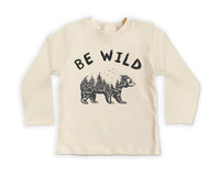 Be Wild Baby Shirt, Outdoor Camping Baby Clothes