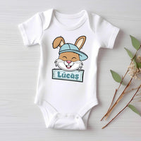 Custom Name Easter Baby Bodysuit, Baby Shirt, Toddler Sweatshirt - Personalized Bunny Outfit