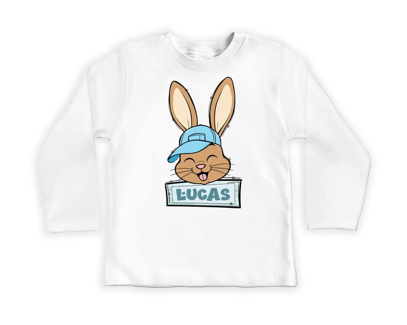 Custom Name Easter Baby Bodysuit, Baby Shirt, Toddler Sweatshirt - Personalized Bunny Outfit