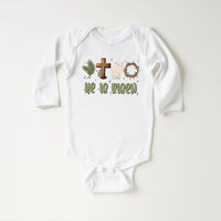 He Is Risen Thorn Crown Baby Bodysuit, Baby Shirt, Toddler Sweatshirt, Christian Easter Outfit, Jesus Resurrection Gift, Faith-Based Shirt