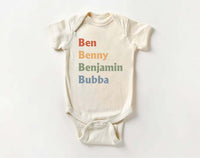 Boy Nickname Baby Sweatshirt, Cute Vintage Baby Clothes