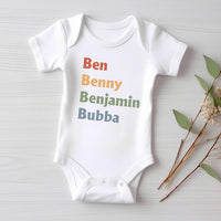 Boy Nickname Baby Sweatshirt, Cute Vintage Baby Clothes