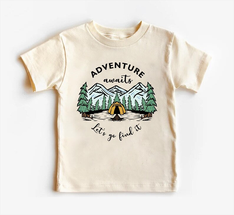 Adventure Awaits Let's Go Find It Baby Sweatshirt, Camping Nature Explore Gift