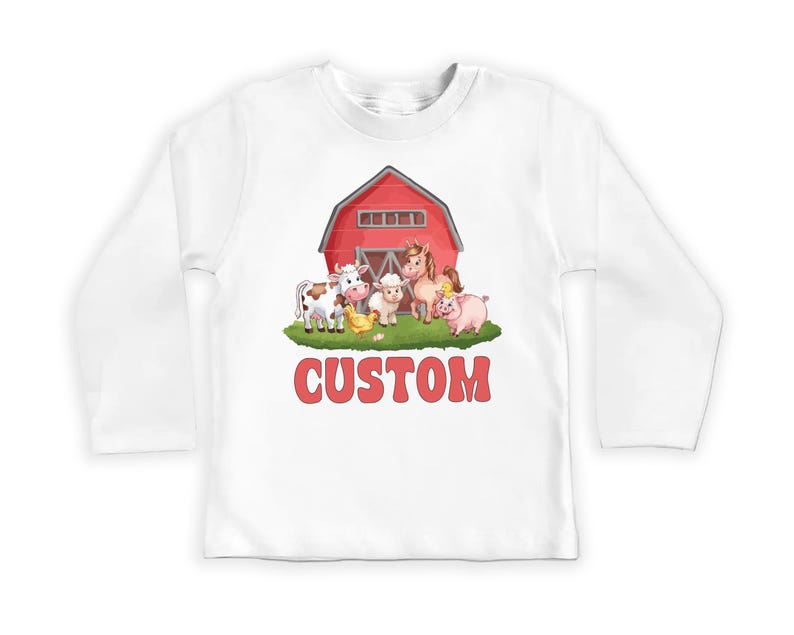 Farm Life Baby Shirt, Custom Farm Name Outfit