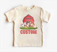 Farm Life Baby Shirt, Custom Farm Name Outfit