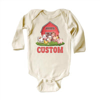 Farm Life Baby Shirt, Custom Farm Name Outfit