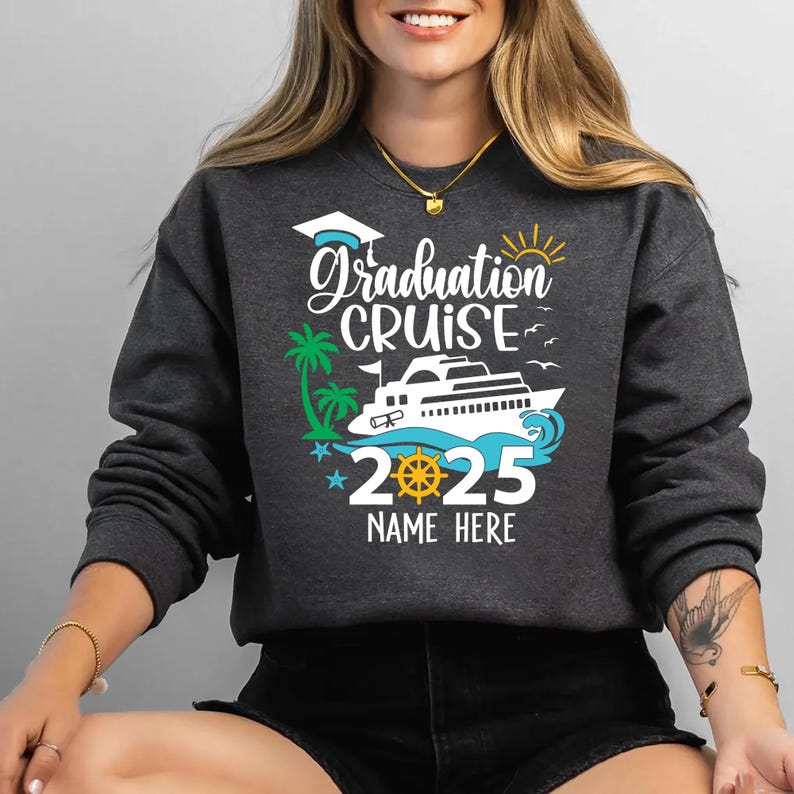 Custom Graduation Cruise 2025 Sweatshirt