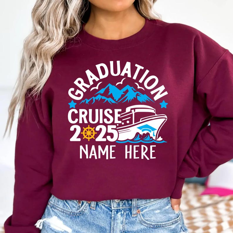 Custom Graduation Cruise 2025 Sweatshirt