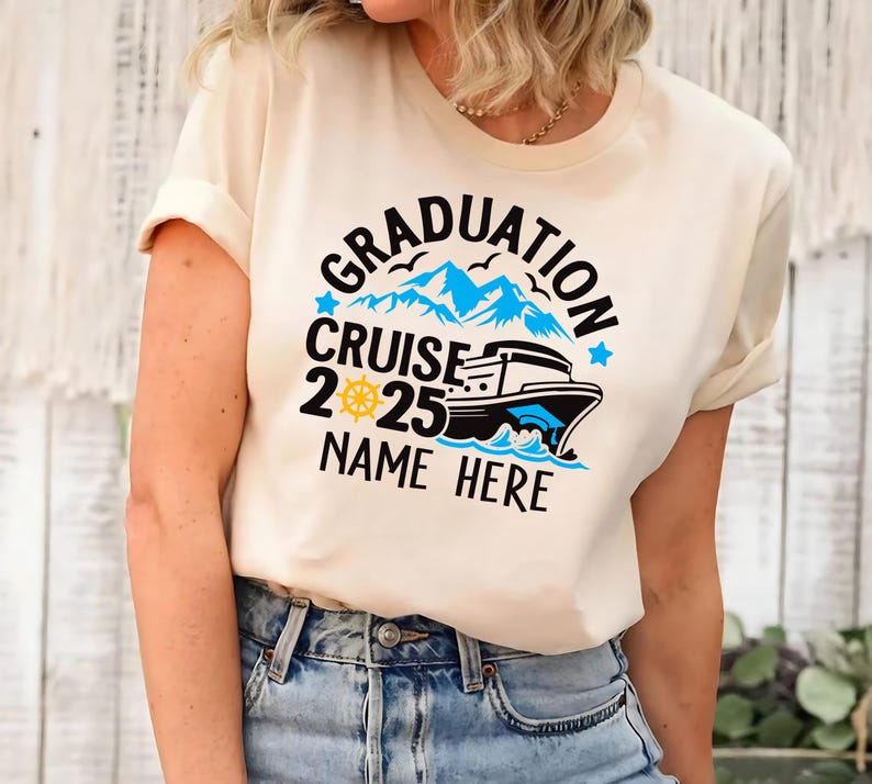 Custom Graduation Cruise 2025 Short Sleeve T-Shirt