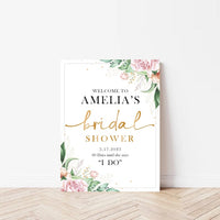 Bridal Shower Welcome Sign, Bridal Shower Decorations, Custom Bridal Shower Invitation Sign