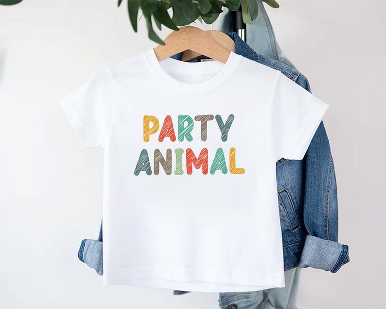 Party Animal Baby Bodysuit, Baby Shirt, Toddler Sweatshirt - Fun Animal Birthday Outfit