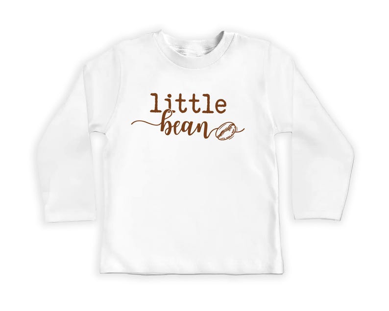 Retro Vintage Little Bean Coffee Baby Bodysuit, Baby Shirt, Toddler Sweatshirt