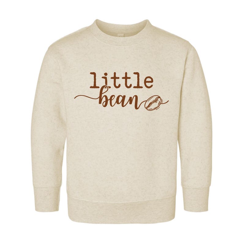 Retro Vintage Little Bean Coffee Baby Bodysuit, Baby Shirt, Toddler Sweatshirt