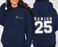 Custom Senior 2025 Short Sleeve T-Shirt, Two-Sided