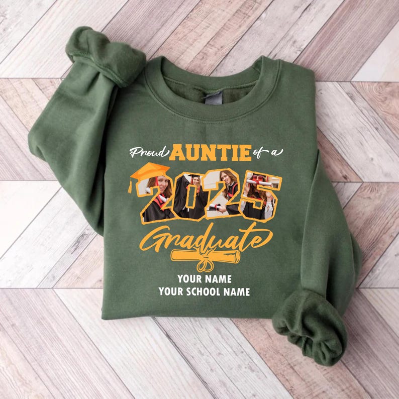 Custom Proud Family Graduation Sweatshirt, High School Graduate Gift