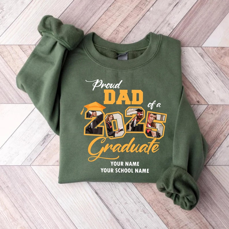 Custom Proud Family Graduation Sweatshirt, High School Graduate Gift