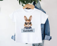 Personalized Name Bunny Baby Sweatshirt, Cute Easter Bunny Gift for Kids