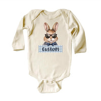 Personalized Name Bunny Baby Sweatshirt, Cute Easter Bunny Gift for Kids