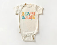 Beach Babe Baby Bodysuit, Baby Shirt, Toddler Sweatshirt - Retro Summer Outfit