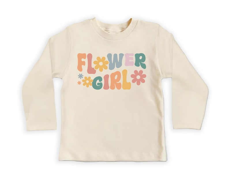 Flower Girl Baby Bodysuit, Baby Shirt, Toddler Sweatshirt - Cute Flower Girl Wedding Outfit