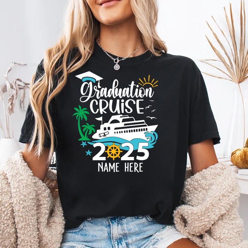 Custom Graduation Cruise 2025 Short Sleeve T-Shirt