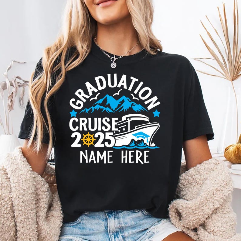 Custom Graduation Cruise 2025 Short Sleeve T-Shirt