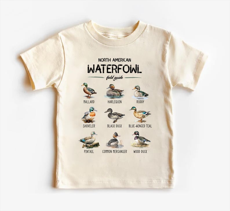 Ducks of North America Baby Bodysuit, Baby Shirt, Toddler Sweatshirt - Wild Ducks Outfit