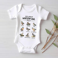 Ducks of North America Baby Bodysuit, Baby Shirt, Toddler Sweatshirt - Wild Ducks Outfit