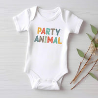 Party Animal Baby Bodysuit, Baby Shirt, Toddler Sweatshirt - Fun Animal Birthday Outfit