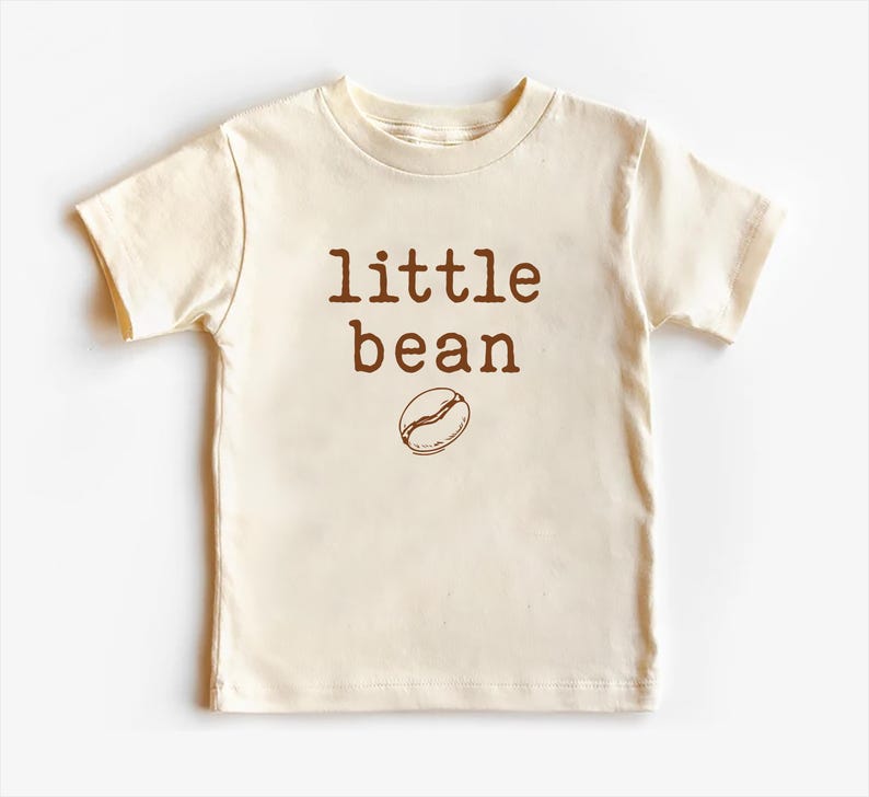 Retro Vintage Little Bean Coffee Baby Bodysuit, Baby Shirt, Toddler Sweatshirt