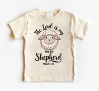 The Lord Is My Shepherd Baby Bodysuit, Baby Shirt, Toddler Sweatshirt - Psalm 23:1 Christian Outfit, Retro Faith-Based Gift for Kids