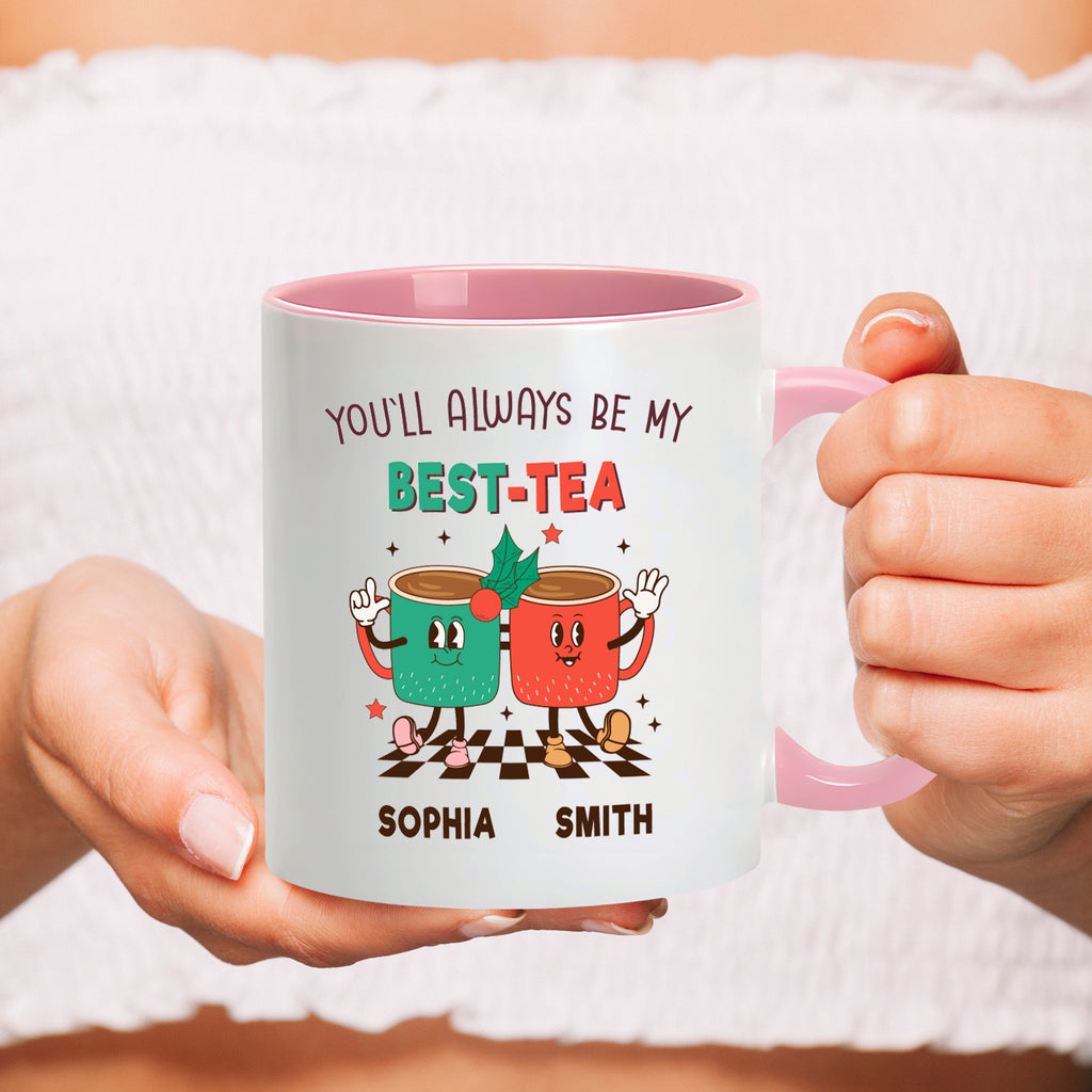 Personalized Best Friend Mug, Customized Bestie Mug, Best Friend Friendship Mug Gift, Friends Mug With Custom Name, Birthday, Christmas Gift