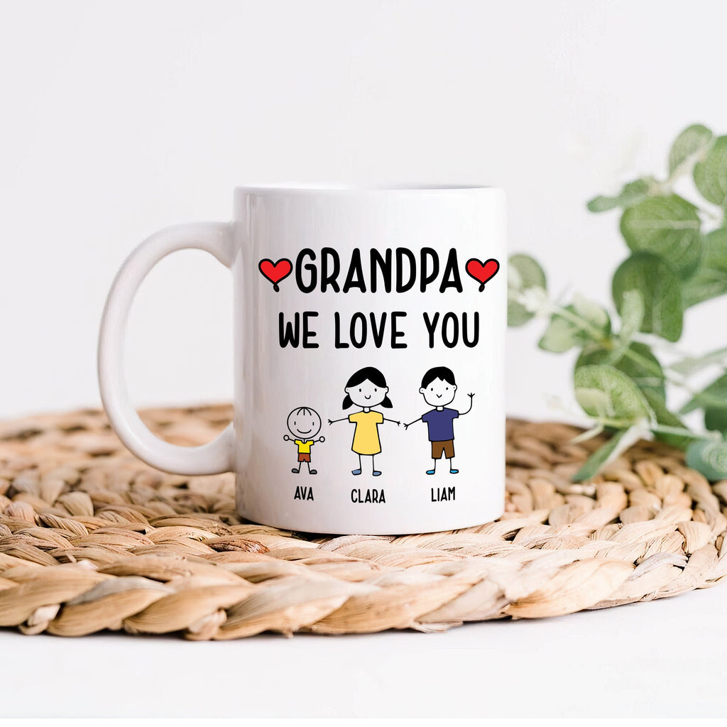 Personalized This Grandma Belongs To Mug, Custom Grandma Coffee Mug With Grandkids Names, Grandma Birthday Gift, Christmas, Mothers Day Gift