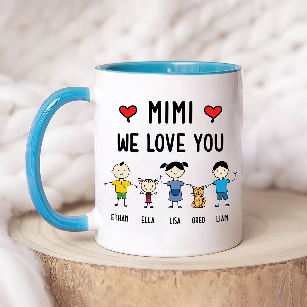 Personalized This Grandma Belongs To Mug, Custom Grandma Coffee Mug With Grandkids Names, Grandma Birthday Gift, Christmas, Mothers Day Gift