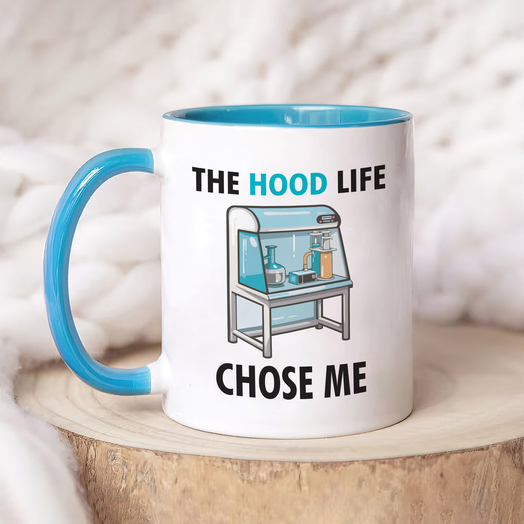 Unique Hood Life Science Mug: Perfect for Chemistry, Biology, Biochemistry Enthusiasts, STEM Professionals - Funny & Educational Coffee Mug