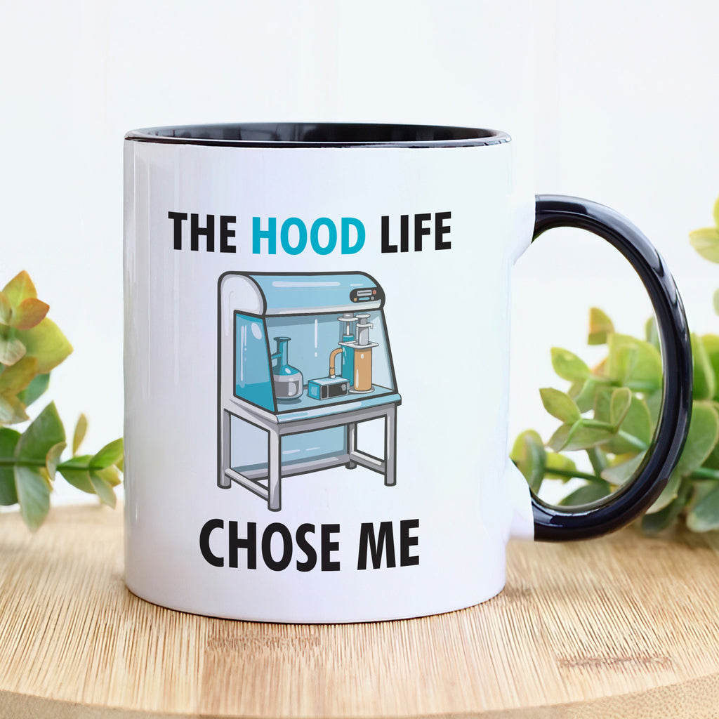 Unique Hood Life Science Mug: Perfect for Chemistry, Biology, Biochemistry Enthusiasts, STEM Professionals - Funny & Educational Coffee Mug