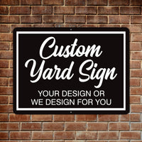 Custom Aluminum Sign - Personalized Metal Signage, Outdoor Business Display, Durable Parking & Warning Signs, Customizable for Any Use