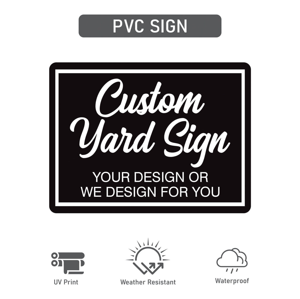 Custom PVC Sign - Personalized Plastic Signage, Outdoor Business Display, Durable Parking & Warning Signs, Customizable for Any Use